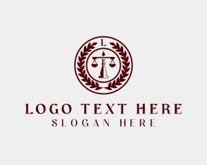 Legal Scales Attorney Logo