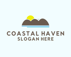 Ocean Hill Sunset logo design