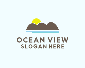 Ocean Hill Sunset logo design