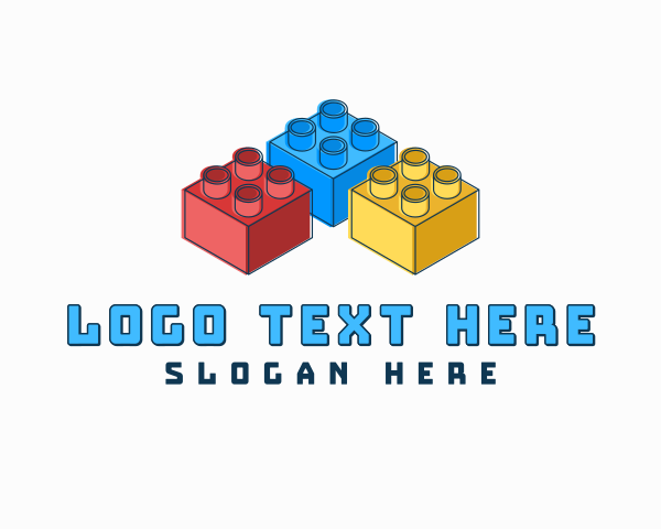 Blocks - Toy Blocks Bricks logo design