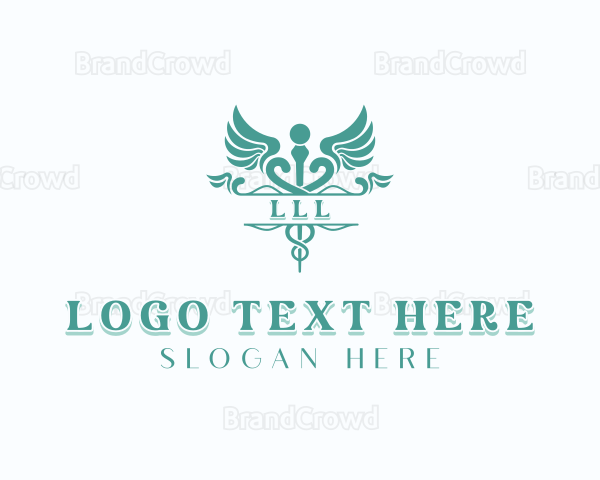 Pharmaceutical Laboratory Healthcare Logo