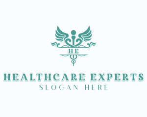 Pharmaceutical Laboratory Healthcare logo design