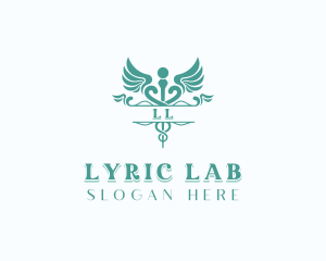 Pharmaceutical Laboratory Healthcare logo design