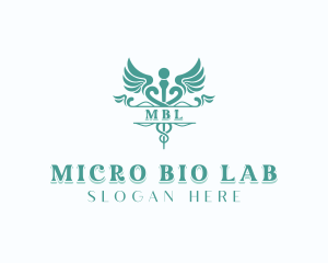 Pharmaceutical Laboratory Healthcare logo design