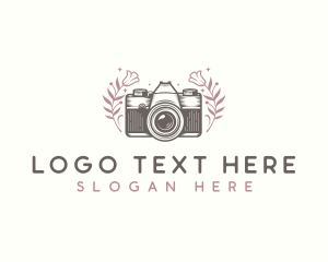 Photo - Floral Wedding Photography logo design