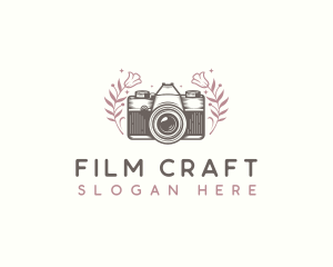 Cinematography - Floral Wedding Photography logo design