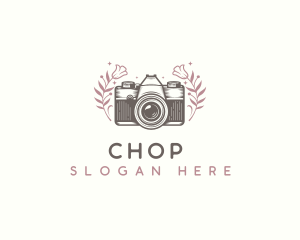 Cinematography - Floral Wedding Photography logo design