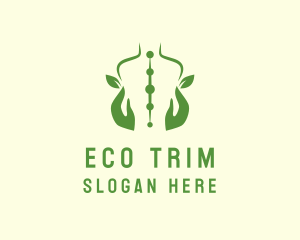 Eco Back Massage logo design