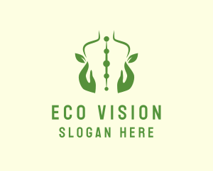 Eco Back Massage logo design