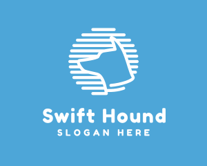 Generic Hound Outline logo design