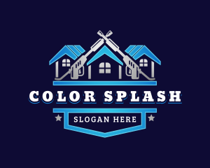 Pressure Washer Sanitation logo design