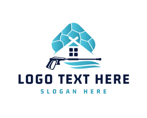 Flooring - Home Paver Cleaning logo design