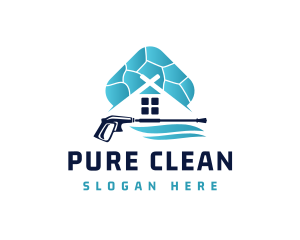 Home Paver Cleaning logo design