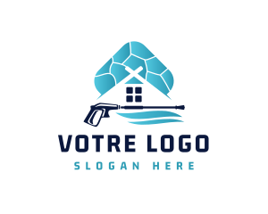 Floor - Home Paver Cleaning logo design