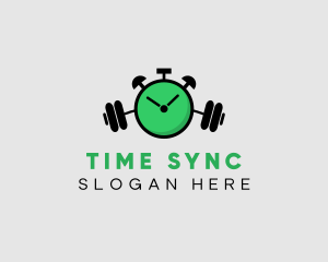 Fitness Gym Time  logo design