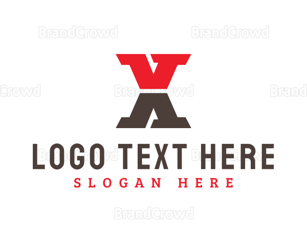 Industrial Business Letter X Logo