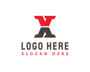 Industrial Business Letter X Logo