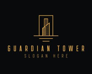 Building Tower Real Estate logo design