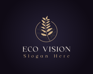 Luxury Botanical Leaf logo design