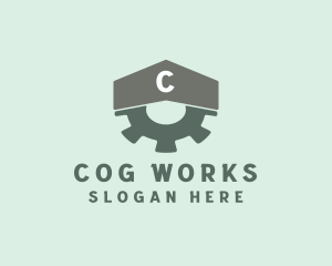 Industrial Mechanic Engineering Cog logo design