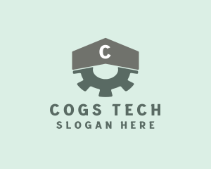 Industrial Mechanic Engineering Cog logo design