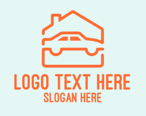 Garage - House Car Garage logo design