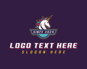 Lgbt - Gaming Unicorn Streamer logo design