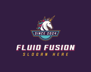 Gaming Unicorn Streamer logo design