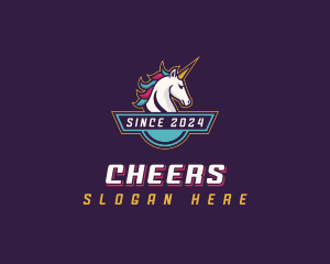 Streamer - Gaming Unicorn Streamer logo design