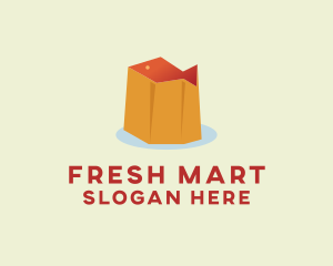 Grocery - Fish Grocery Bag logo design