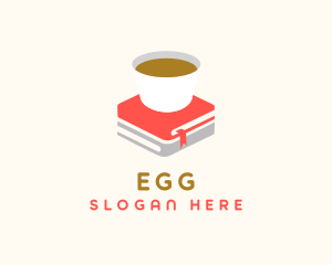 Coffee Cup - Coffee Book Cafe logo design