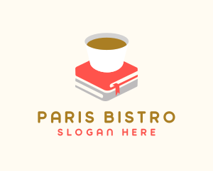 Coffee Book Cafe logo design