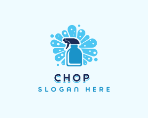 Housekeeping Cleaning Spray Logo