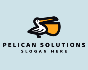 Pelican - Pelican Bird Beak logo design