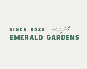 Nature Gardening Company logo design