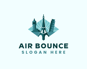 Landmark Travel Destination logo design