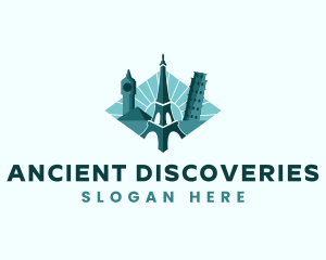 Landmark Travel Destination logo design