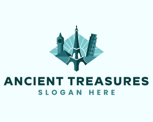 Landmark Travel Destination logo design