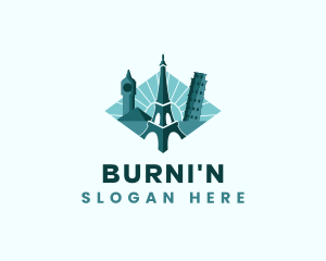 Landmark Travel Destination logo design