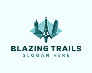 Landmark Travel Destination logo design