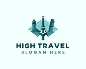 Landmark Travel Destination logo design