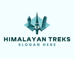 Landmark Travel Destination logo design