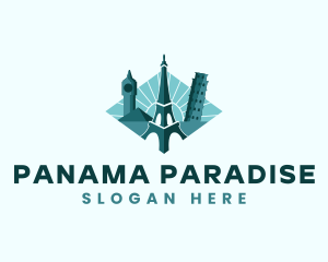 Landmark Travel Destination logo design