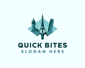 Landmark Travel Destination logo design