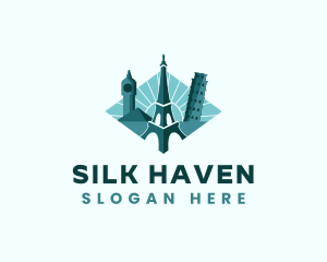 Landmark Travel Destination logo design