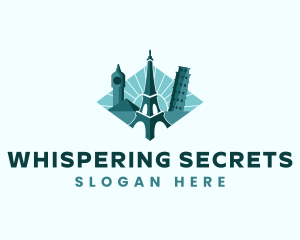 Landmark Travel Destination logo design