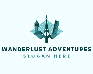 Travel - Landmark Travel Destination logo design