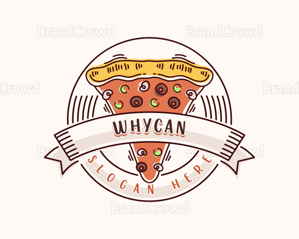 Pizza Diner Restaurant Logo