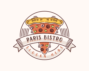 Pizza Diner Restaurant logo design