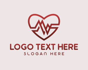 Cardiology - Cardiology Wellness Hospice logo design
